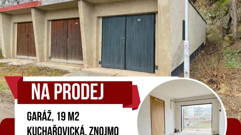 Prodej garáže po rekonstrukci - ul. Kuchařovická, Znojmo