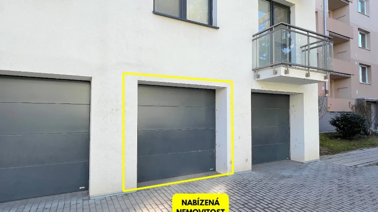 Pronájem garáže s elektřinou - Gagarinova, Znojmo
