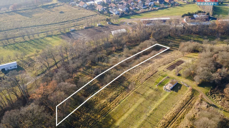 Prodej louky, 1266 m2, Valy nad Labem