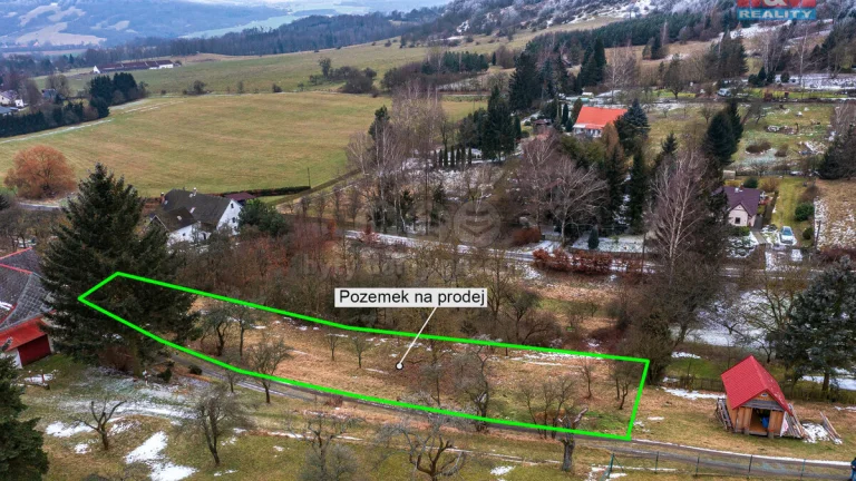 Prodej zahrady, 1537 m², Radeč u Horní Police, Žandov