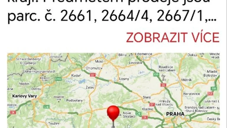 Prodam pozemek v obci Rakovnik.
