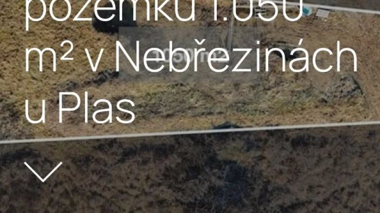 Prodej pozemku 1050m Nebřeziny