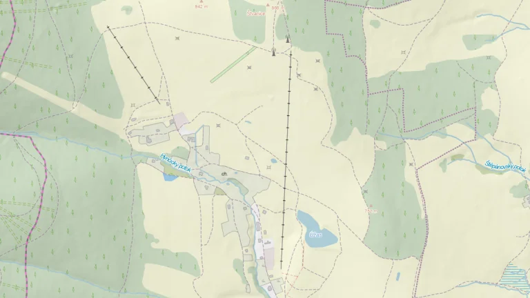 Pozemek 1205 m2 - Hynčice pod Sušinou