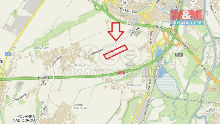Prodej pole, 16725 m², Ostrava - Svinov