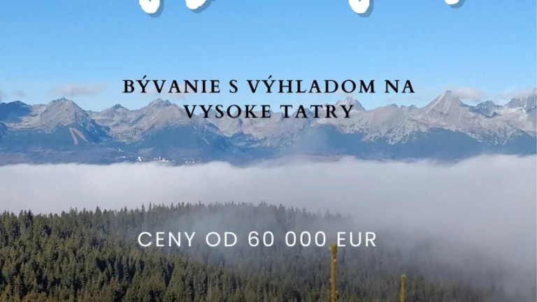 Pozemky v blízkosti Vysokých Tatier