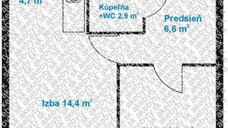 ZNÍŽENÁ CENA 1,5 izbový byt v Košiciach - Staré mesto/Sever