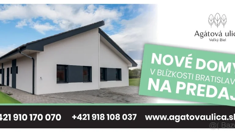 BONUS Predaj 4 izbových RD,štandard, ,Veľký Biel,Senec
