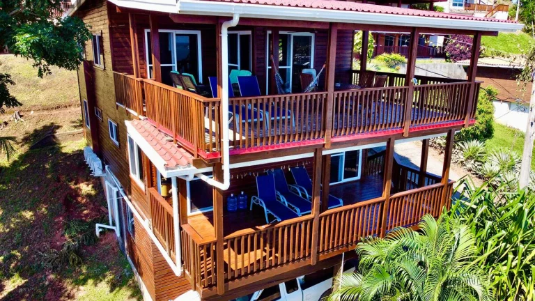 Two Story Wooden Home Czech Village, Roatan