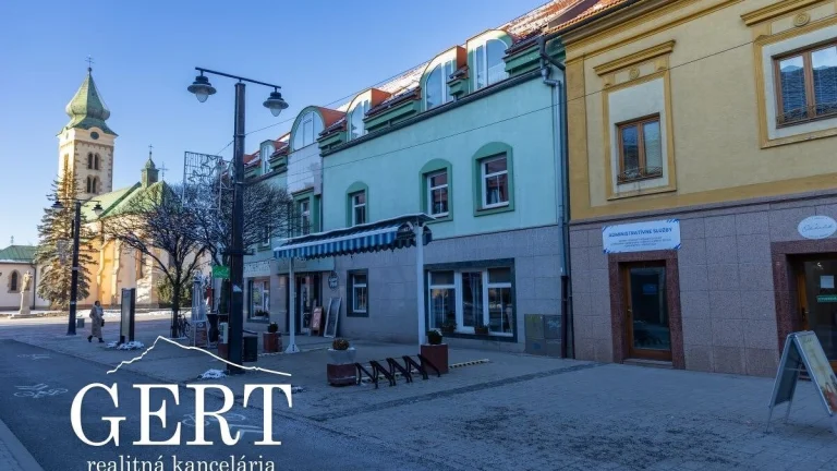 Kancelárske a obchodné priestory v Liptovskom Mikuláši.