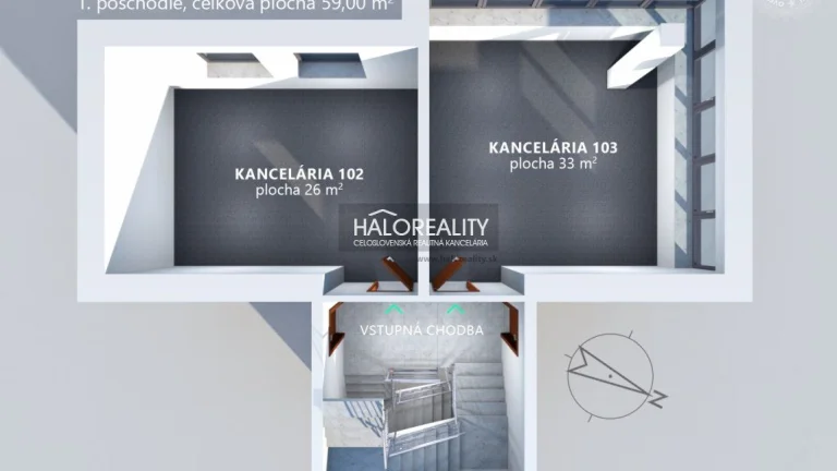 HALO reality - Prenájom, kancelársky priestor Bratislava Lam