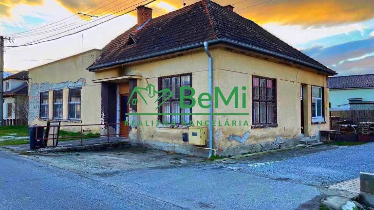 Dom - Budova na podnikanie a bývanie – ideálna lokalita, skv
