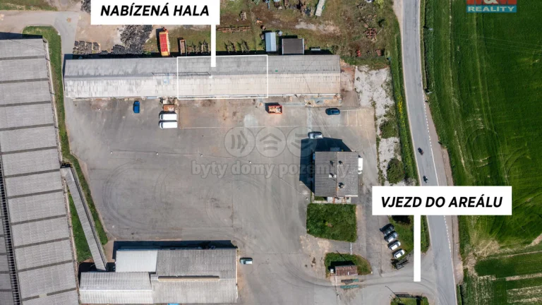 Pronájem skladu, 346 m², Osek