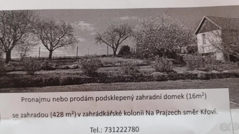 Romantická chatička na Pančavě u Velké Bíteše