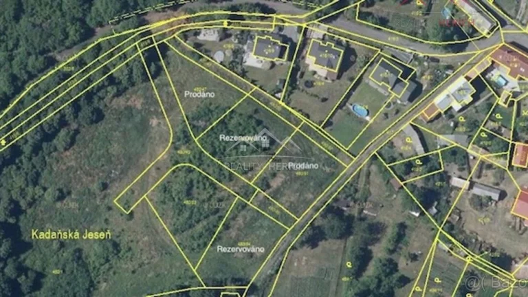 Prodej stavebního pozemku (1103 m2) Kadaňská Jeseň