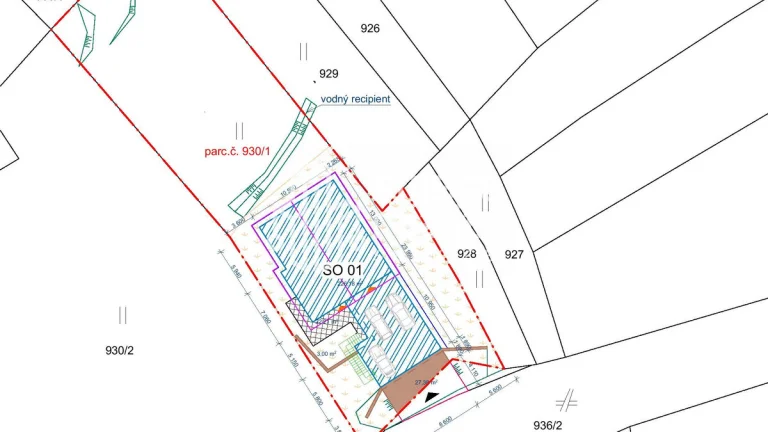 Na predaj, Stavebný pozemok, 1168 m2, Zvolen - Kráľová