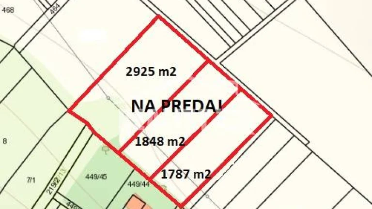 Ponúkame Vám na predaj pozemky - pre rodinné domy Nemšová- T
