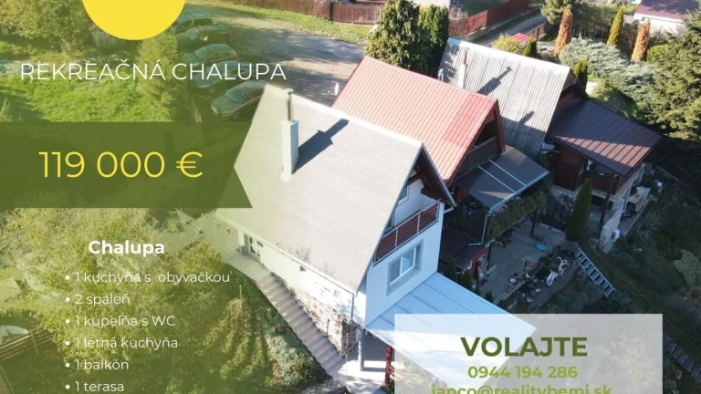 PREDAJ - REKREAČNÁ CHALUPA ID 021-13-FIJA