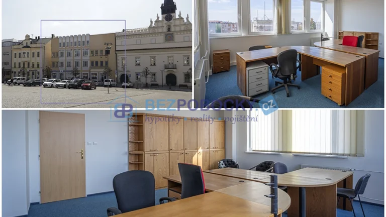 Pronájem kanceláře 34,5m​², Havlíčkovo náměstí, Havlíčkův Br