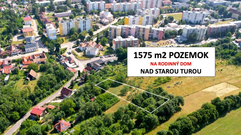 Stará Turá - 1575 m2 EXKLUZÍVNY stavebný pozemok nad mestom