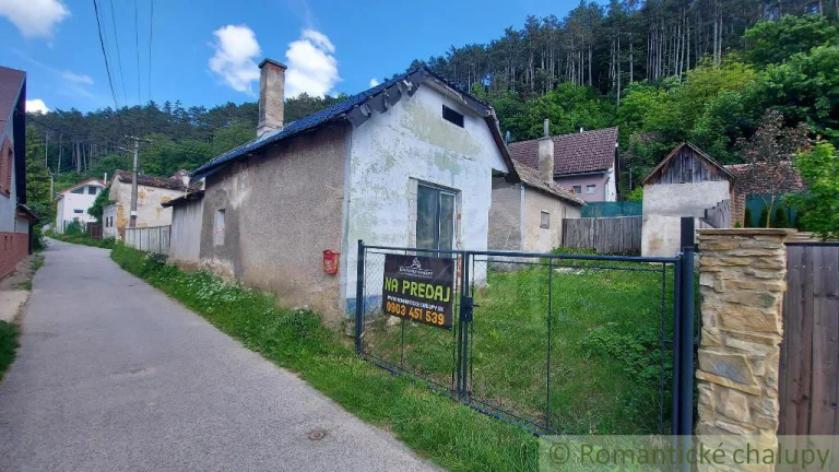 Malý domček pod lesom v mestečku Brezová pod Bradlom okr.