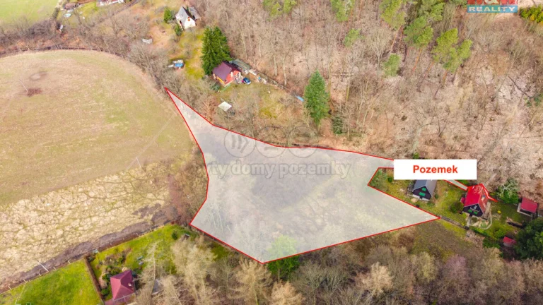 Prodej pozemku k bydlení, 3487 m², Šťáhlavy