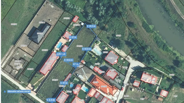 Predaj stavebného pozemku 885m2 v obci Čierna Voda
