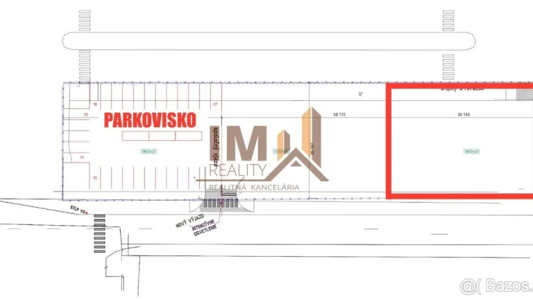 PREDAJ LUKRATÍVNY 900M2 POZEMOK LEVICE - AUTOBUSOVÁ STANICA