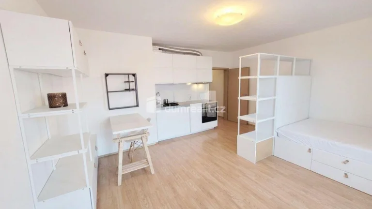 Světlý byt 1+kk, 32 m2 + 5 m2 balkon, parkkovací stání, 4.pa