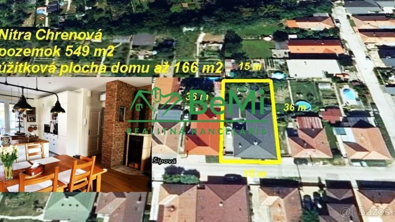 Rodinný dom na skvelej adrese Nitra Chrenová ID 532-12-MIG