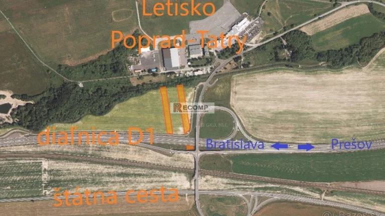 EXKLUZÍVNE Predaj pozemkov na investíciu v Poprade - Veľká