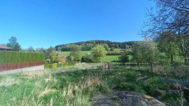 Prodej stavebního pozemku 1205 m2 ve Skelné Huti u Chudenína