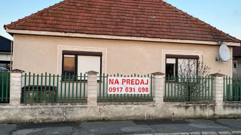 Predam rodinný dom Zemianska Olča