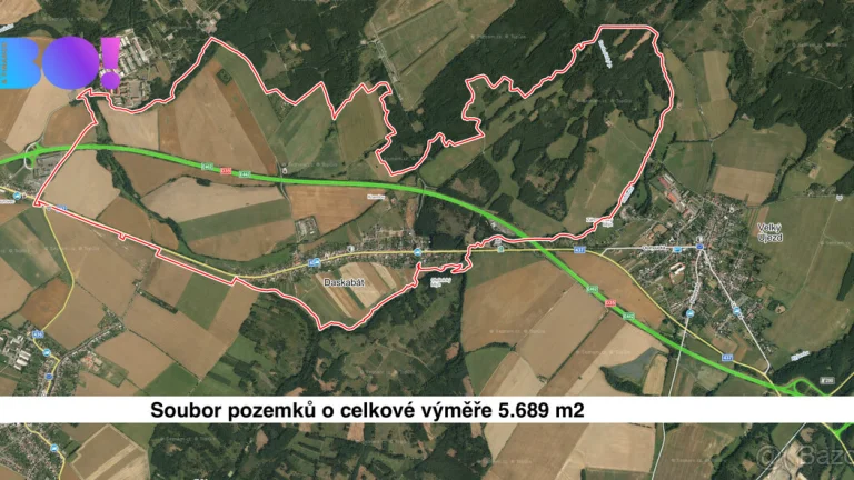 Prodej pole, 5689 m², Daskabát