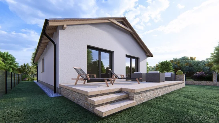 4 izbovy bungalov 15 min od Kosic