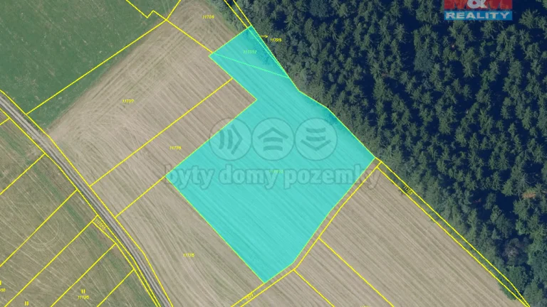 Prodej pole, 7409 m², Pustá Kamenice