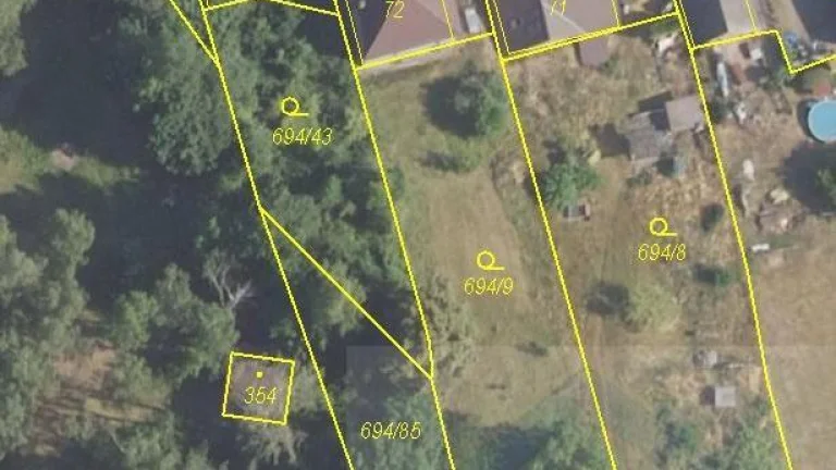Prodej stavebního pozemku o výměře cca 758 m2 v Újezdu u Hoř