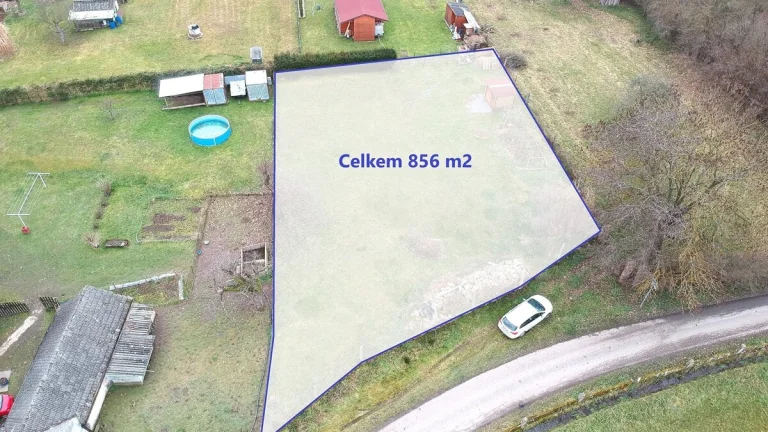 Prodej, stavební pozemek 856 m2, Vodňany, Radčice