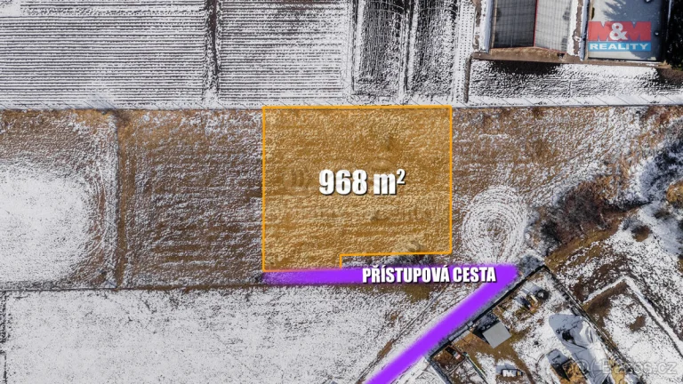 Prodej pozemku k bydlení, 968 m², Dřísy