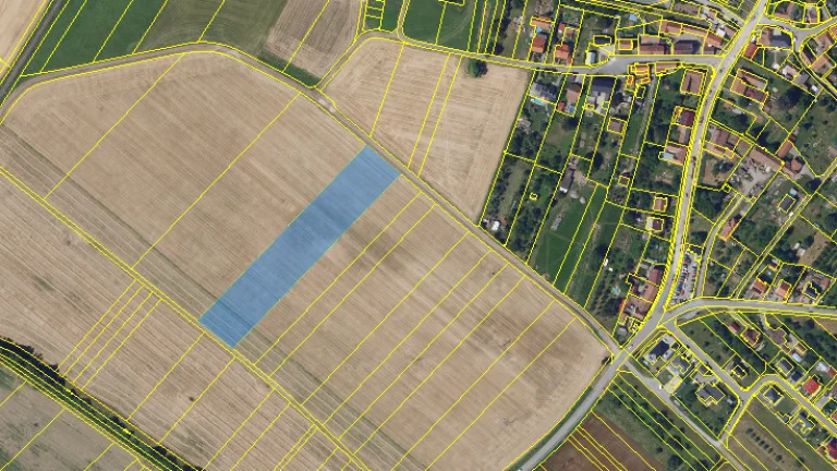 Prodej pole 8.370 m2 k.ú. Šebetov