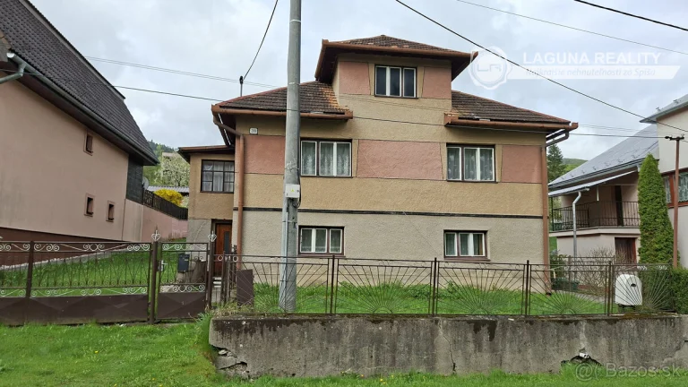 Znížená cena - Rodinný dom v obci Kojšov na rekreáciu aj cel