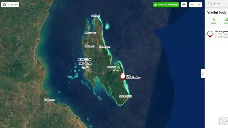Pozemek na Zanzibaru - Paje