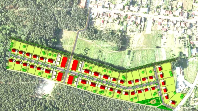 Vracov,Olšíčka,pozemek 16a,garáže,vybavenost,atd.