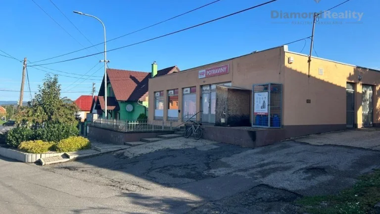 Na predaj obchodný priestor s 2 bytmi v obci Podlužany iba 5