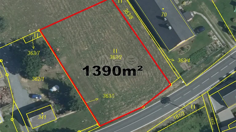 Prodej pozemku k bydlení, 1569 m², Rudná pod Pradědem