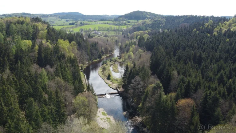 Dlouhá Ves u Sušice, stavební pozemek 1456 m2 pro RD