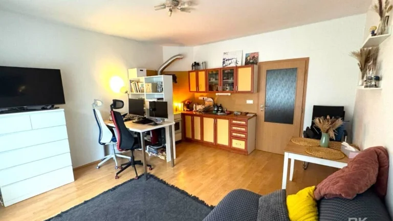 Pronájem bytu 1+kk, 45 m² s terasou, zahrádkou a parkováním,