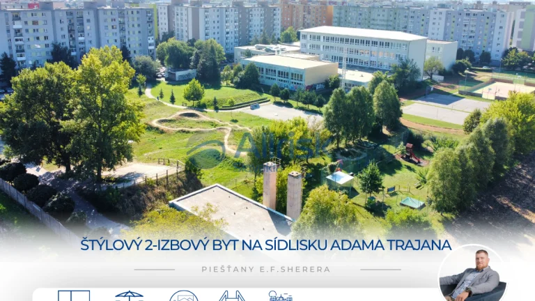 Rezervované Štýlový 2-izbový byt na sídlisku Adama Traja