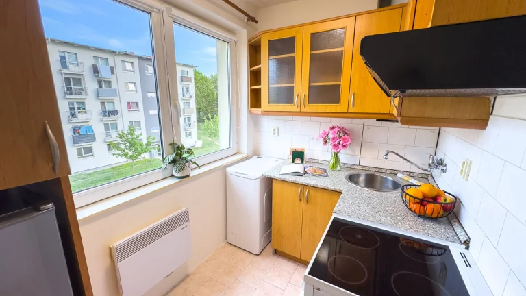 Milovice, pronájem bytu 1+1 s balkonem, 28 m2