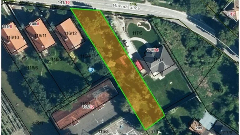 Na predaj pozemok určený na výstavbu rodinného domu