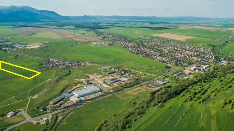 Pozemok v priemyselnej zóne Veľká Lomnica
